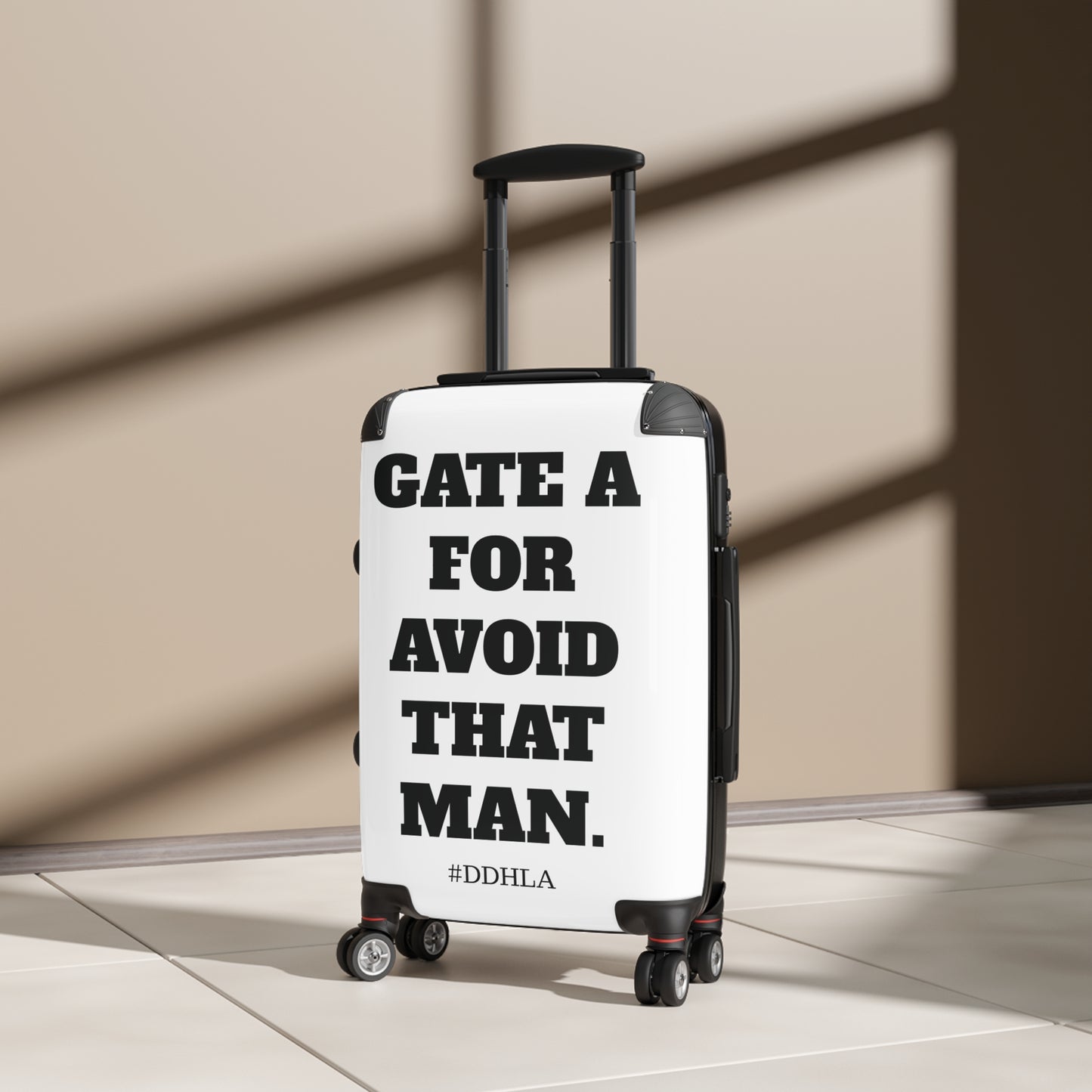 Gate A for Avoid That Man - Travel Suitcase