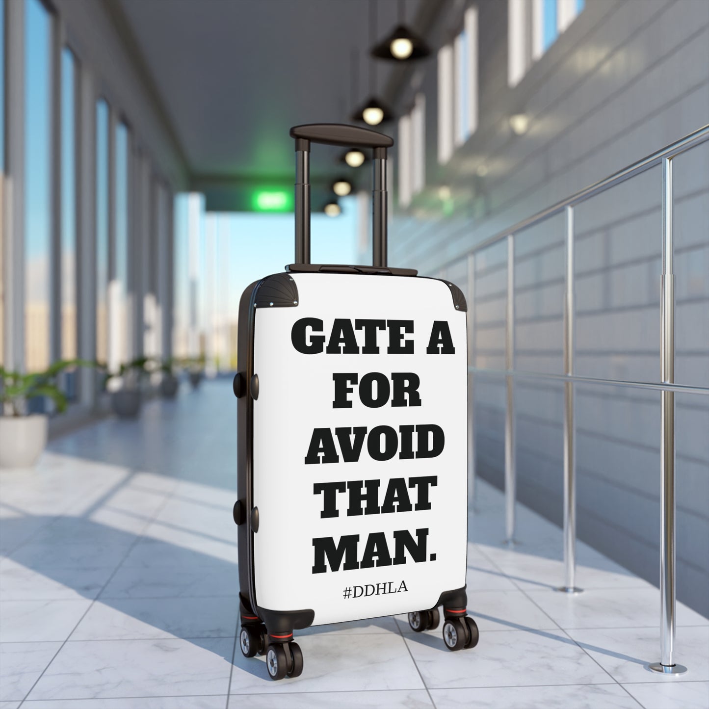 Gate A for Avoid That Man - Travel Suitcase
