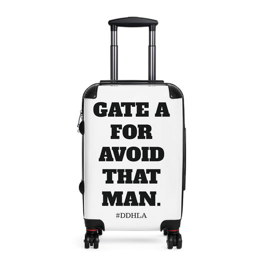 Gate A for Avoid That Man - Travel Suitcase